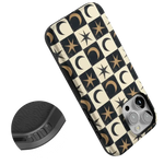 Mystic Moonstar | Black Celestial Case Phone Case get.casely 