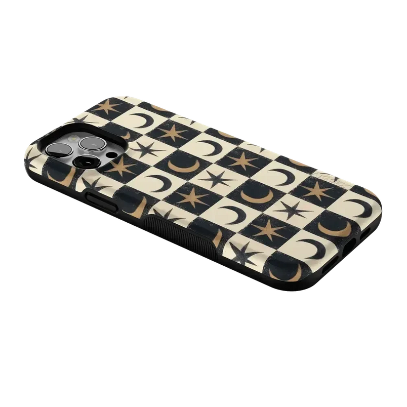 Mystic Moonstar | Black Celestial Case Phone Case get.casely 
