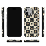 Mystic Moonstar | Black Celestial Case Phone Case get.casely 