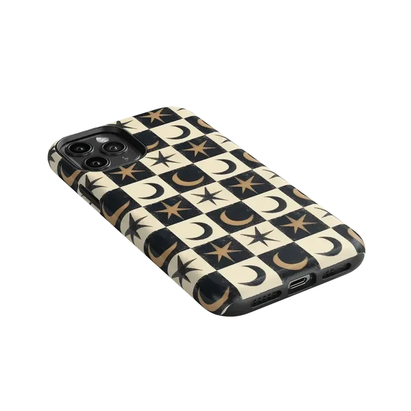 Mystic Moonstar | Black Celestial Case Phone Case get.casely 