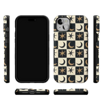 Mystic Moonstar | Black Celestial Case Phone Case get.casely 