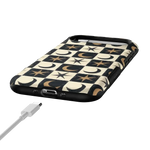 Mystic Moonstar | Black Celestial Case Phone Case get.casely 