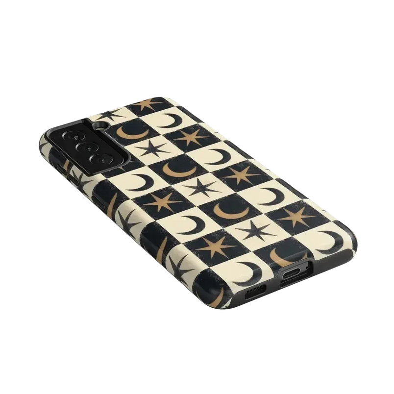 Mystic Moonstar | Black Celestial Case Phone Case get.casely 