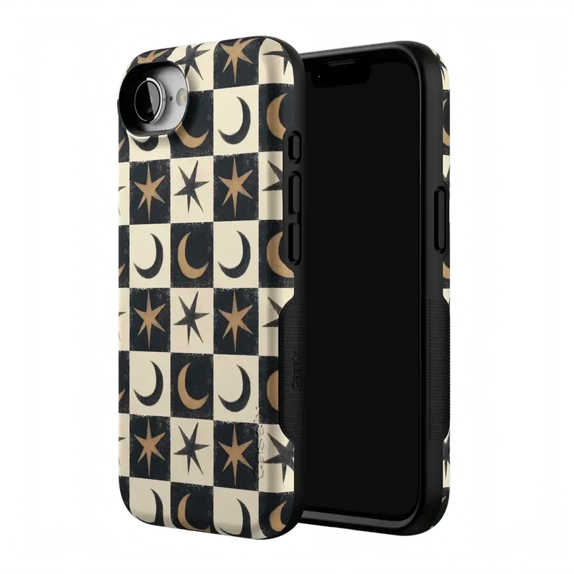 Mystic Moonstar | Black Celestial Case Phone Case get.casely 