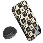 Mystic Moonstar | Black Celestial Case Phone Case get.casely 