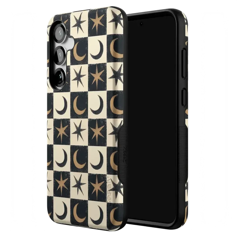 Mystic Moonstar | Black Celestial Case Phone Case get.casely 
