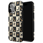 Mystic Moonstar | Black Celestial Case Phone Case get.casely 