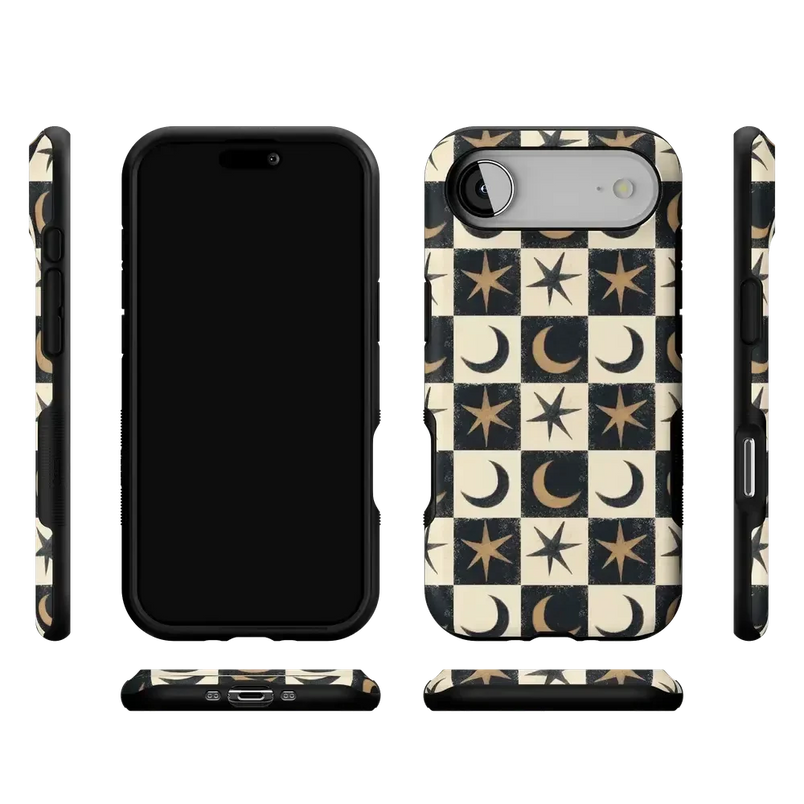 Mystic Moonstar | Black Celestial Case Phone Case get.casely 