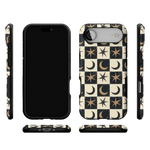 Mystic Moonstar | Black Celestial Case Phone Case get.casely 