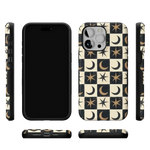 Mystic Moonstar | Black Celestial Case Phone Case get.casely 