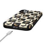 Mystic Moonstar | Black Celestial Case Phone Case get.casely 