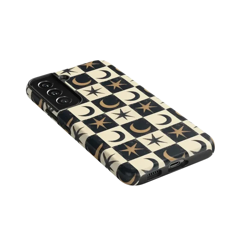 Mystic Moonstar | Black Celestial Case Phone Case get.casely 