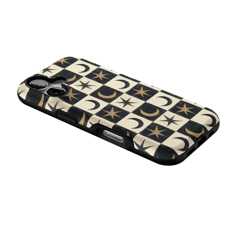 Mystic Moonstar | Black Celestial Case Phone Case get.casely 