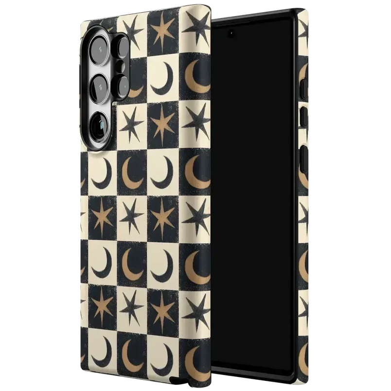 Mystic Moonstar | Black Celestial Case Phone Case get.casely 