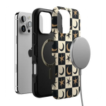Mystic Moonstar | Black Celestial Case Phone Case get.casely 