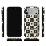 Mystic Moonstar | Black Celestial Case Phone Case get.casely 
