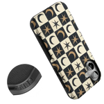 Mystic Moonstar | Black Celestial Case Phone Case get.casely 