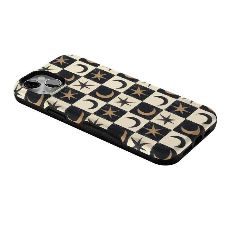 Mystic Moonstar | Black Celestial Case Phone Case get.casely 