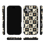 Mystic Moonstar | Black Celestial Case Phone Case get.casely 