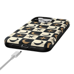 Mystic Moonstar | Black Celestial Case Phone Case get.casely 