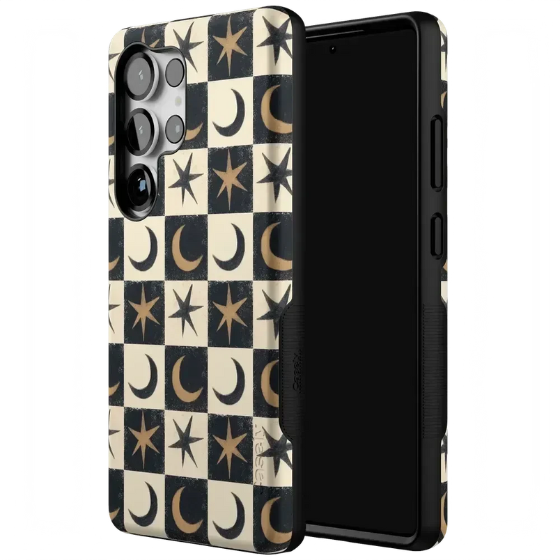 Mystic Moonstar | Black Celestial Case Phone Case get.casely 