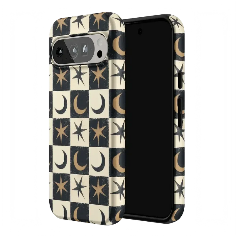Mystic Moonstar | Black Celestial Case Phone Case get.casely 