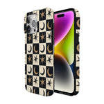 Mystic Moonstar | Black Celestial Case Phone Case get.casely 