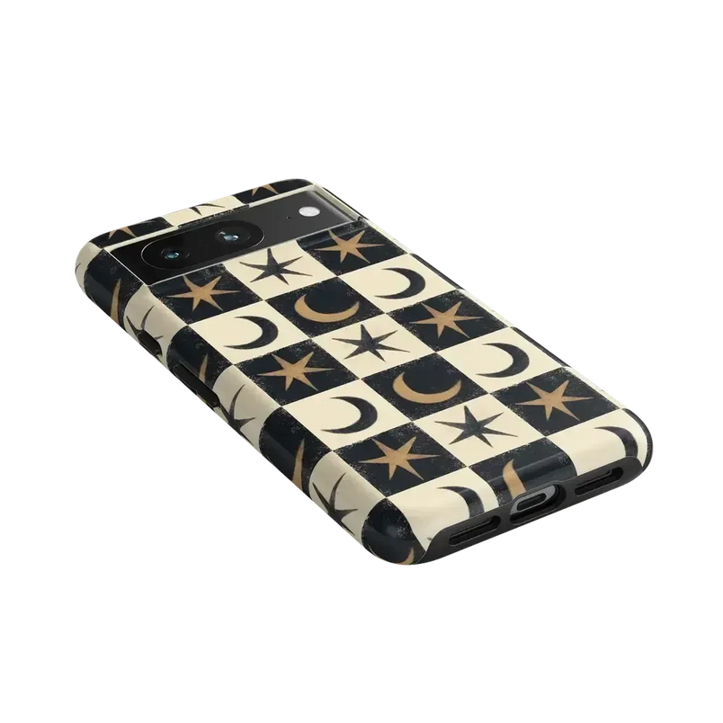 Mystic Moonstar | Black Celestial Case Phone Case get.casely 