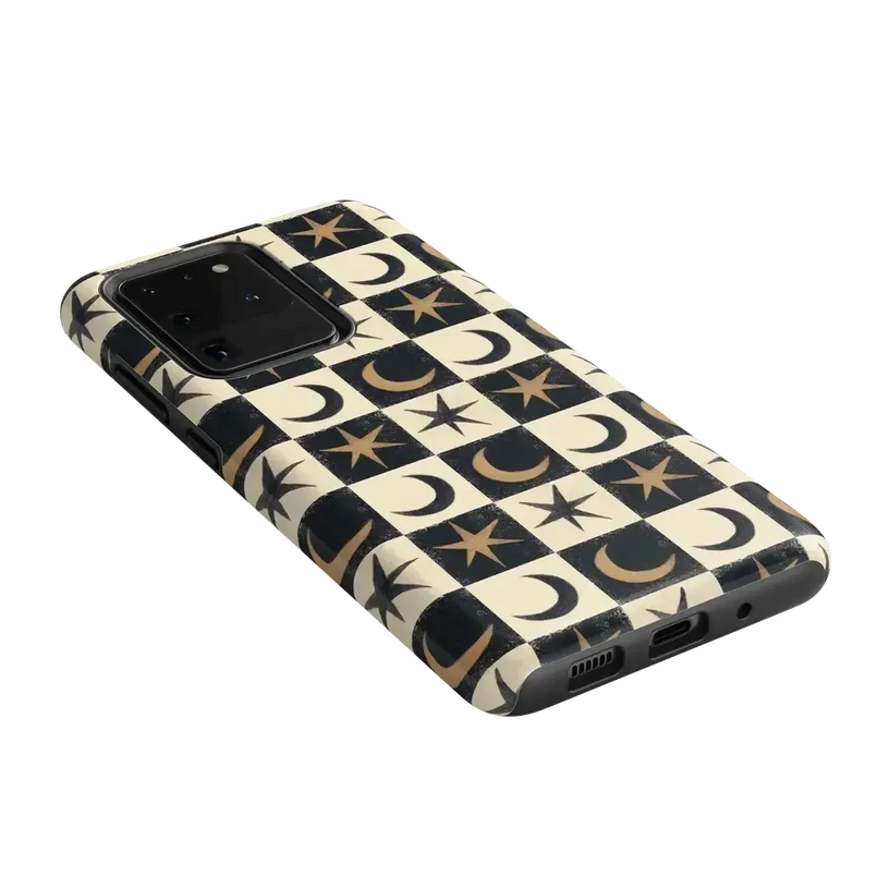 Mystic Moonstar | Black Celestial Case Phone Case get.casely 