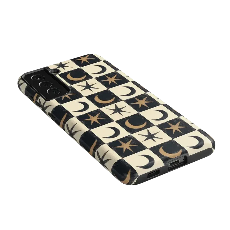 Mystic Moonstar | Black Celestial Case Phone Case get.casely 