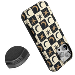Mystic Moonstar | Black Celestial Case Phone Case get.casely 