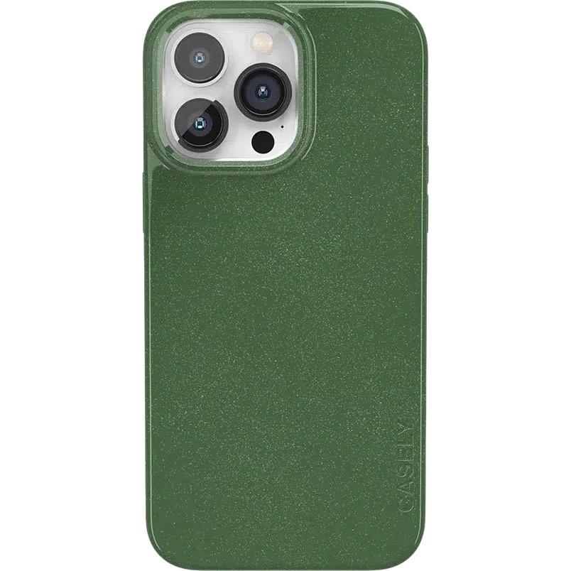 Mystic Moss | Green Enchanted Shimmer Case iPhone Case get.casely Classic + MagSafe® iPhone 14 Pro Max