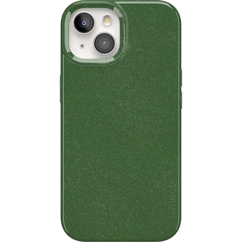 Mystic Moss | Green Enchanted Shimmer Case iPhone Case get.casely Classic + MagSafe® iPhone 15 Plus