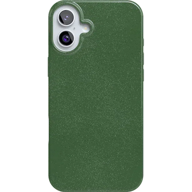 Mystic Moss | Green Enchanted Shimmer Case iPhone Case get.casely Classic + MagSafe® iPhone 16 Plus