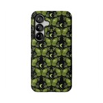 Mystic Moths | Green Twilight Case Phone Case get.casely Bold Flex + MagSafe® Galaxy S25 