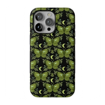 Mystic Moths | Green Twilight Case Phone Case get.casely Bold Flex + MagSafe® iPhone 15 Pro Max 