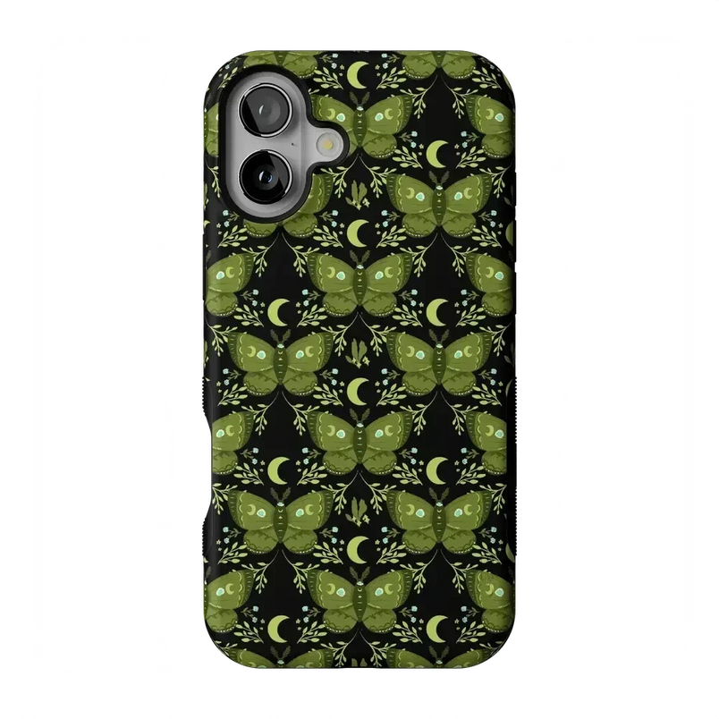 Mystic Moths | Green Twilight Case Phone Case get.casely Bold Flex + MagSafe® iPhone 17 