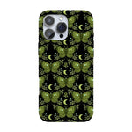 Mystic Moths | Green Twilight Case Phone Case get.casely Classic + MagSafe® iPhone 16 Pro Max 