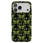 Mystic Moths | Green Twilight Case Phone Case get.casely Classic + MagSafe® iPhone 17 Pro Max 