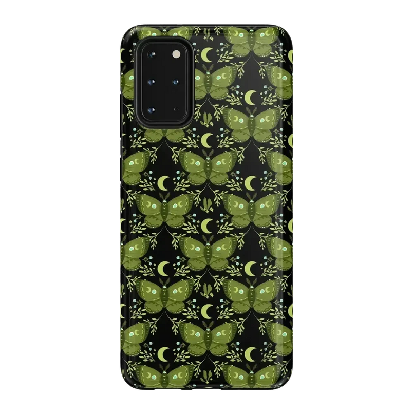 Mystic Moths | Green Twilight Case Phone Case get.casely Essential Galaxy S20 Plus 