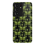 Mystic Moths | Green Twilight Case Phone Case get.casely Essential Galaxy S21 Ultra 