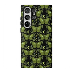 Mystic Moths | Green Twilight Case Phone Case get.casely Essential Galaxy S23 Ultra 
