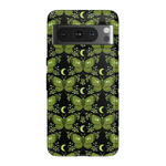 Mystic Moths | Green Twilight Case Phone Case get.casely Essential Google Pixel 8 Pro 