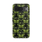 Mystic Moths | Green Twilight Case Phone Case get.casely Essential Google Pixel 8 