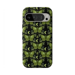 Mystic Moths | Green Twilight Case Phone Case get.casely Essential Google Pixel 9 Pro 
