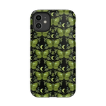 Mystic Moths | Green Twilight Case Phone Case get.casely Essential iPhone 11 