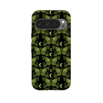 Mystic Moths | Green Twilight Case Phone Case get.casely Essential + MagSafe® Google Pixel 10 Pro 