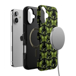 Mystic Moths | Green Twilight Case Phone Case get.casely 