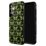 Mystic Moths | Green Twilight Case Phone Case get.casely 
