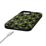 Mystic Moths | Green Twilight Case Phone Case get.casely 